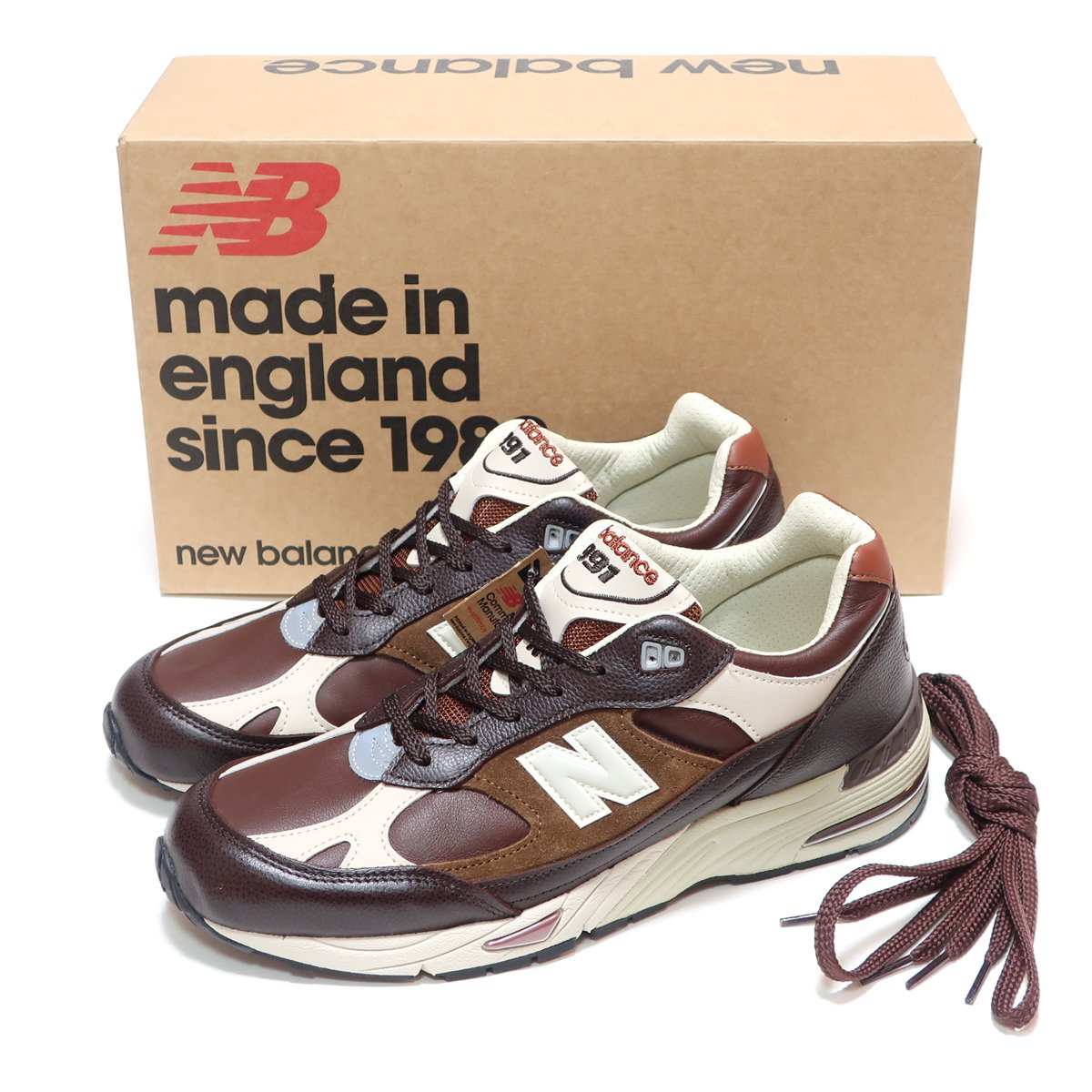 UK製オールレザーM991GBI新品26.5cm英国イギリス製 ブラウン天然皮革靴