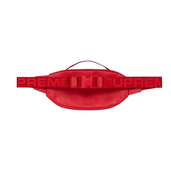 23FW Supreme Leather Waist Bag Red ( シュプリーム レザー ウエスト ...
