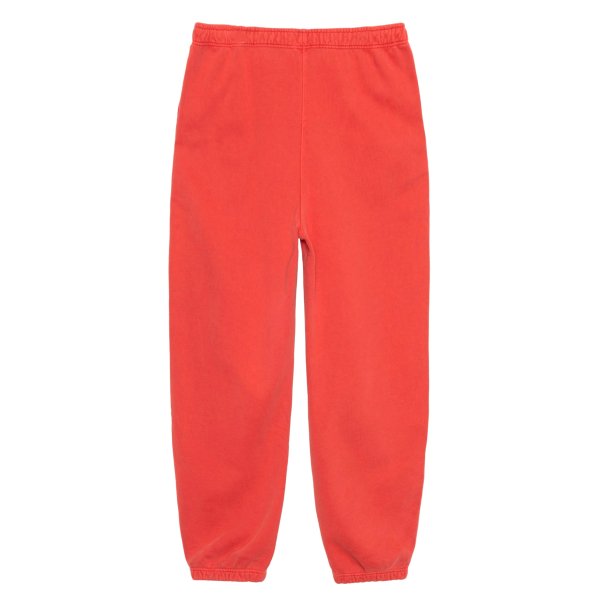 23FW STUSSY x NIKE STONE WASHED FLEECE PANT HABANERO RED