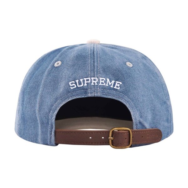 24SS Supreme 2-Tone S Logo 6-Panel Washed Denim ( シュプリーム 2トーン Sロゴ 6パネル キャップ  ウォッシュド デニム )