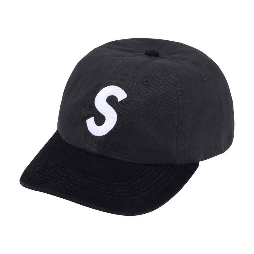 24SS Supreme 2-Tone S Logo 6-Panel Black ( シュプリーム 2トーン S 