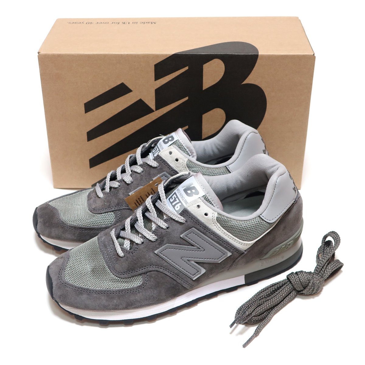 NEW BALANCE OU576PGL GRAY SUEDE MADE IN UK M576 ENGLAND ( ニューバランス 576 スウェード  グレー 灰 UK製 )