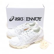 <img class='new_mark_img1' src='https://img.shop-pro.jp/img/new/icons5.gif' style='border:none;display:inline;margin:0px;padding:0px;width:auto;' />ENNOY x ASICS GEL-NIMBUS 9 WHITE/CREAM 1201B034-100 ( Υ x å  ˥Х 9 ۥ磻/꡼  )