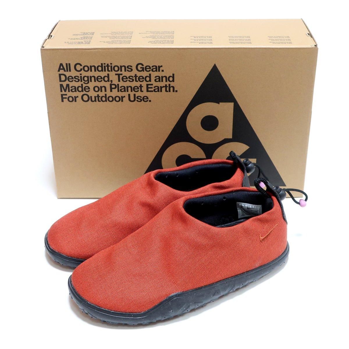 名作 NIKE ACG エーシージー ナイキ ( ORANGE/BLACK RUGGED MOC 靴