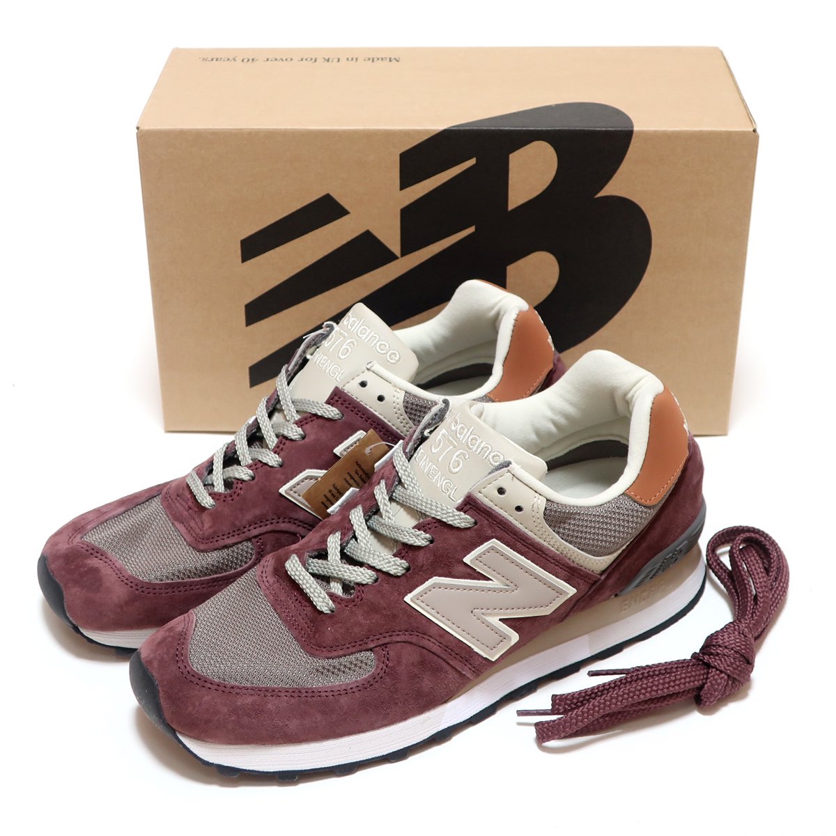 海外限定 NEW BALANCE OU576PTY BURGUNDY SUEDE MADE IN UK M576 ENGLAND ( ニューバランス  576 スウェード バーガンディー UK製 )