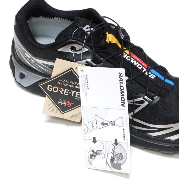SALOMON XT-6 GTX BLACK/BLACK/FTW SILVER L47450600 GORE TEX SALOMON XT-6 GTX BLACK/BLACK/FTW SILVER L47450600 GORE TEX