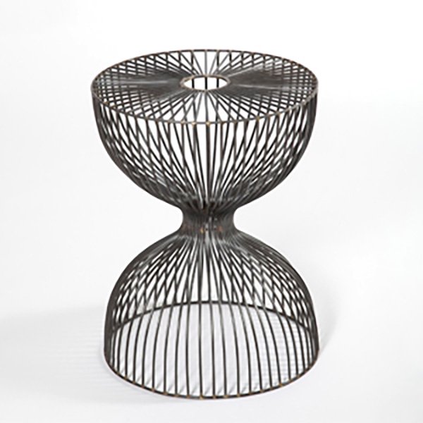 Wire dumbbell stool 【ワイヤーダンベルスツール】/pols potten