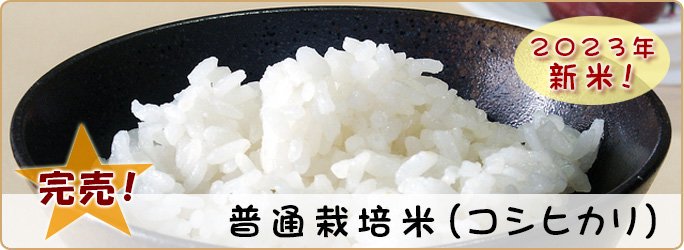 普通栽培米（コシヒカリ）30kg