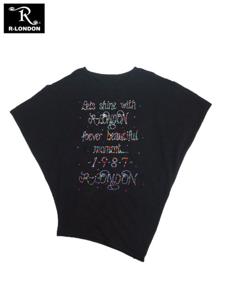 新品 R-LONDON アールロンドン ドルマントップス Tシャツ フィットネス