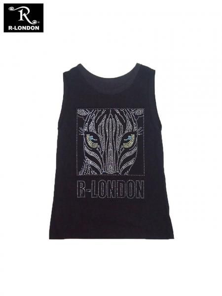 アールロンドンR London新品タンクトップ ◎新商品☆R-LONDON☆ NEW ゼブラ タンクトップ - R-LONDON