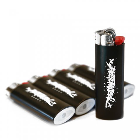   Hectopascal Original   Logo BIC Lighter Black/White