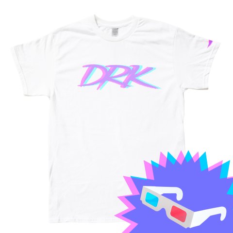  DRK  DRK LOGO T-SHIRT WHITE/3D 