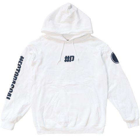  #ECTOPASCAL  #P Pullover Hoodie White/Navy 