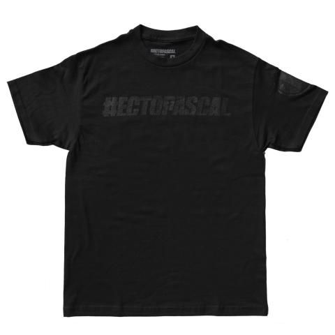  #ECTOPASCAL  #P T-Shirt Black/Black 