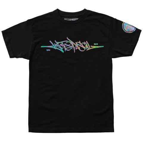 HECTOPASCAL OIL LEAK TAG TEE/BLACK