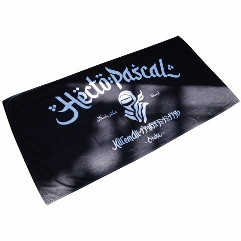 HECTOPASCAL NINJA BEACH TOWEL / BLACK 