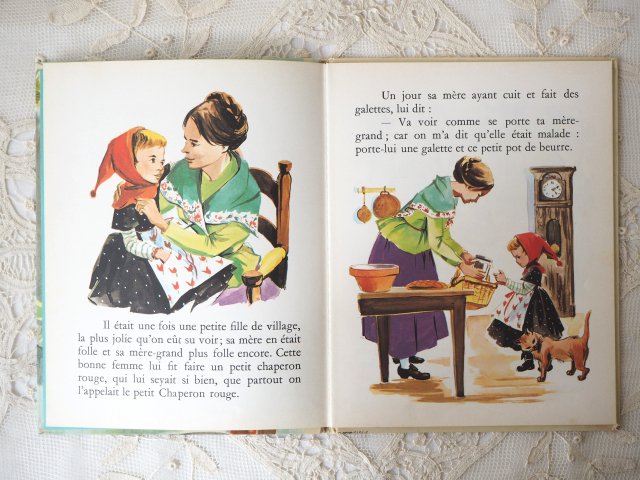 フランス語の赤ずきんちゃんの絵本（難あり） - アンティーク食器と 