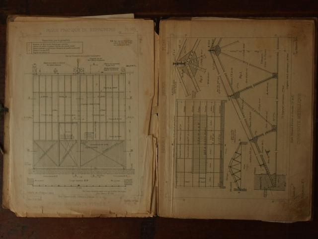 珍品 アメリカンラフランス社 自動車部品設計図 手書き アンティーク