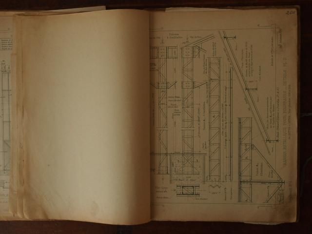 Autoparts珍品 アメリカンラフランス社 自動車部品設計図 手書き