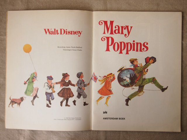 ウォルト・ディズニーメリーポピンズの絵本 - アンティーク食器と雑貨 