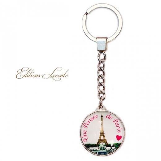 フランス エッフェル塔キーホルダー エディションルコント Porte Clef Une Pensee De Paris フランス雑貨 輸入雑貨 Zakka Minimini フレンチガーリー 海外輸入雑貨のお店 かわいい雑貨 蚤の市 アンティーク