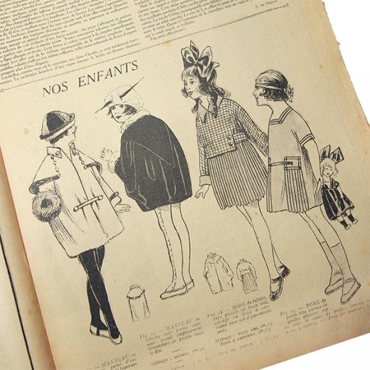 フランス La mode madame 1920年 アンティーク モード誌【No.65