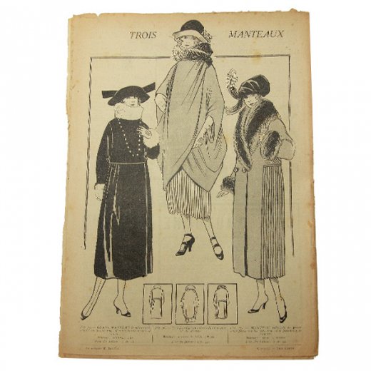 フランス La mode madame 1920年 アンティーク モード誌【No.65】【画像9】
