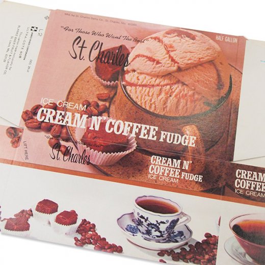 1960年代 デッドストック パッケージ （Cream coffee) - フランス雑貨・輸入雑貨『Zakka MiniMini』| フレンチガーリー  海外輸入雑貨のお店 | かわいい雑貨 | 蚤の市 | アンティーク