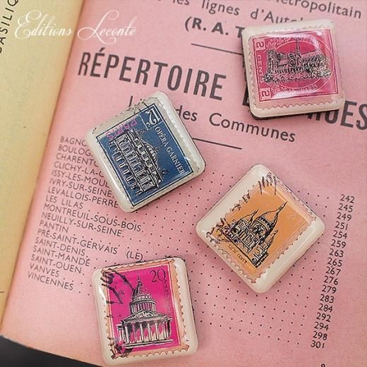 フランス マグネット エディションルコント【pastal stamps with paris