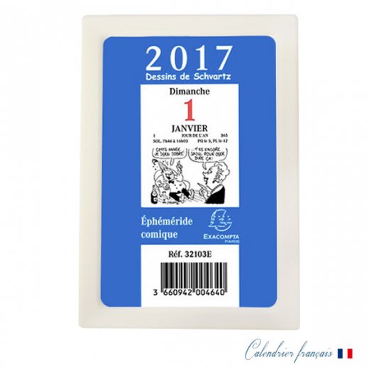 2017 カレンダー 日めくり フランス フランス - 文具・ステーショナリー 輸入雑貨 Zakka MiniMini