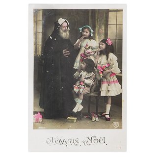 フランス アンティーク クリスマス ポストカード 1900年初頭 