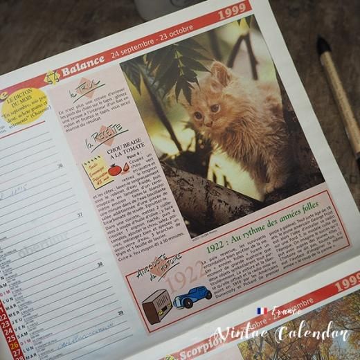 フランス Almanach Du Facteur La Poste アンティーク カレンダー フランス Almanach Du Facteur La Poste アンティーク カレンダー