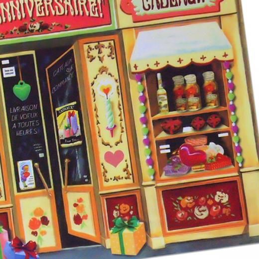 フランス ポストカード パリのお店シリーズ（BON ANNIVERSAIRE)
