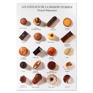  フランス ポストカード（LES GÂTEAUX DE LA MAISON STOHRER〜メゾンストレールのケーキ)