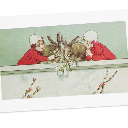 フランス イースター 復活祭 ポストカード （Paques P） - 海外