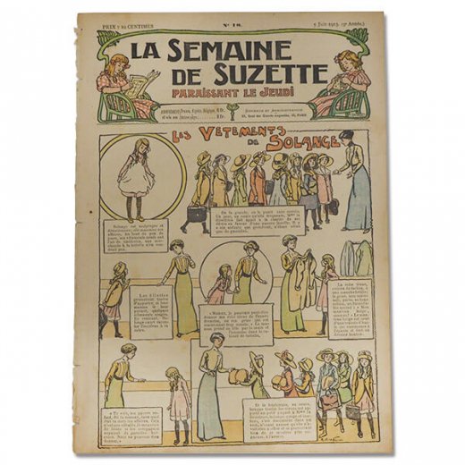 フランス La Semaine De Suzette アンティーク週間誌h フランス雑貨 輸入雑貨 Zakka Minimini