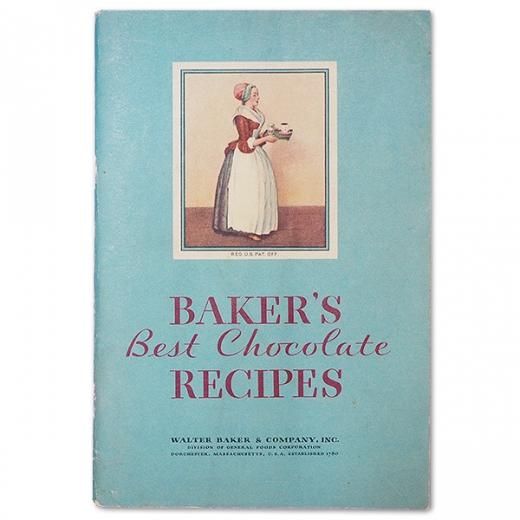 アメリカ 1932年 アンティーク本 レシピブック【Baker's Chocolate