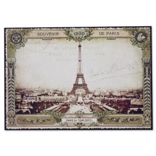 バレンタイデー＆ホワイトデー ギフト 贈り物 雑貨 フランス ポストカード エッフェル塔 （souvenir de paris 1900)