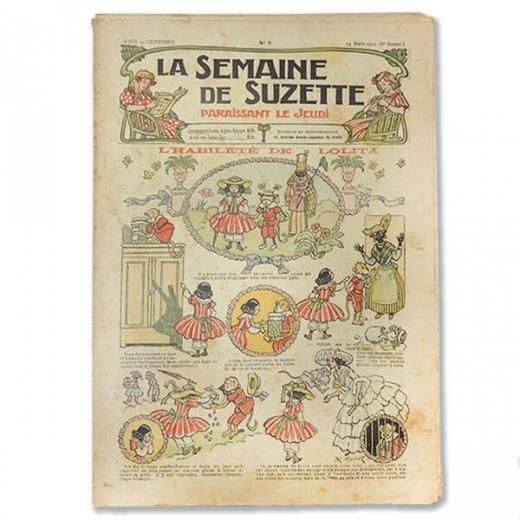 フランス La Semaine de Suzette（アンティーク週間誌 J）フランス雑貨・輸入雑貨『Zakka MiniMini』