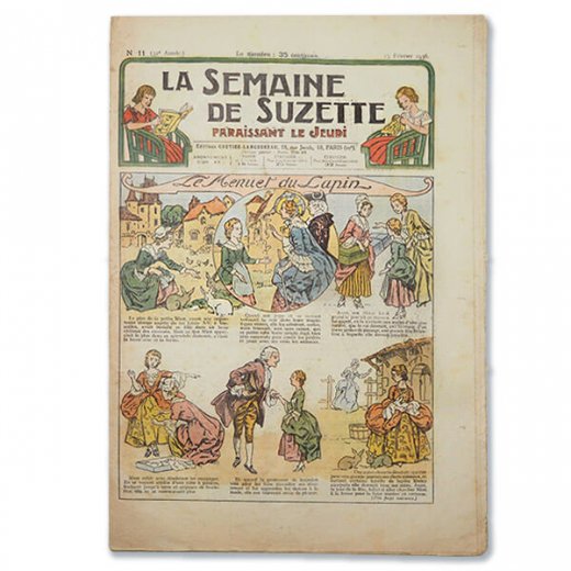 フランス La Semaine de Suzette（アンティーク週間誌 K）フランス雑貨 