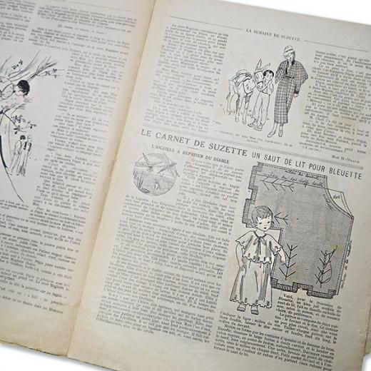 LA SEMAINE DE SUZETTE フランス古い女の子向けの新聞 - 洋書 - 洋書