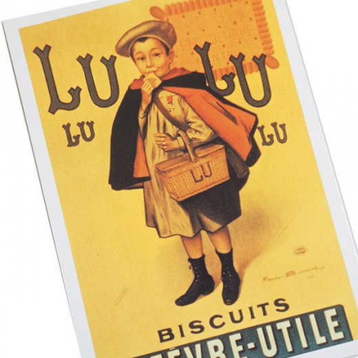 フランス ポストカード（LU BISCUITS ルー ビスケット)