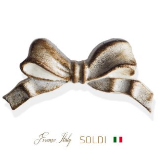 アクセサリー SOLDI ソルディ イタリア フィレンツェ リボン【two‐tone silver】