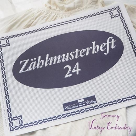 ドイツ ヴィンテージ 刺繍本 Zahlmusterheft【24】