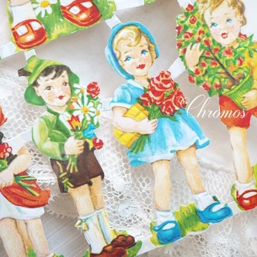 ドイツ クロモス【M】（チャイルド 花と幼子 バラ 忘れな草 デイジー