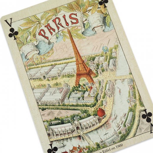 フランス 封筒付きポストカード 【エッフェル塔 1900年 万博のパリ