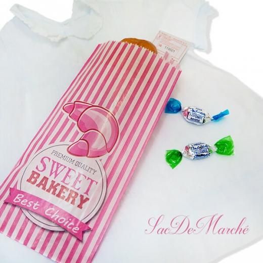 No.1 ドイツのパン用 マルシェ袋 「Sweet Bakery」 ドイツ/パン屋さんの袋【SweetBakery】 - Cheri
