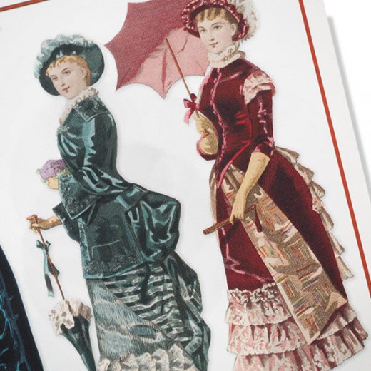 フランス ポストカード 【ヴィクトリアン朝 1885年衣装 】 Editions 