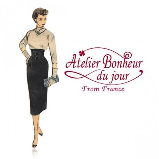 atelier edition ブラウン リボン付き タイトスカート Atelier edition ブラウン リボン付き タイトスカート ウサギ