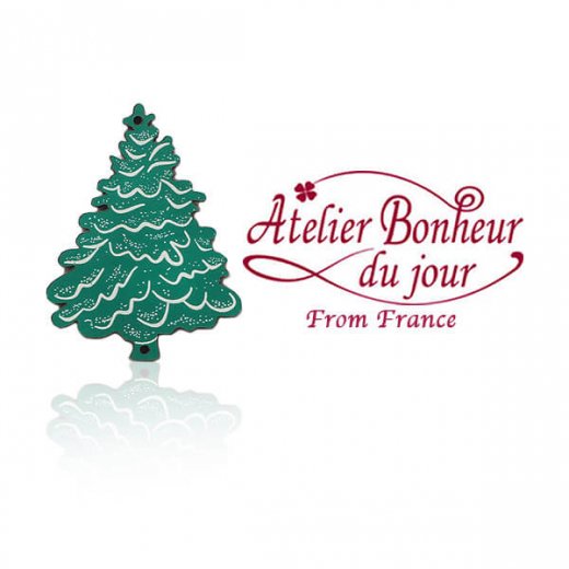 フランス輸入ボタン アトリエ ボヌール ドゥ ジュール クリスマス グリーンツリー